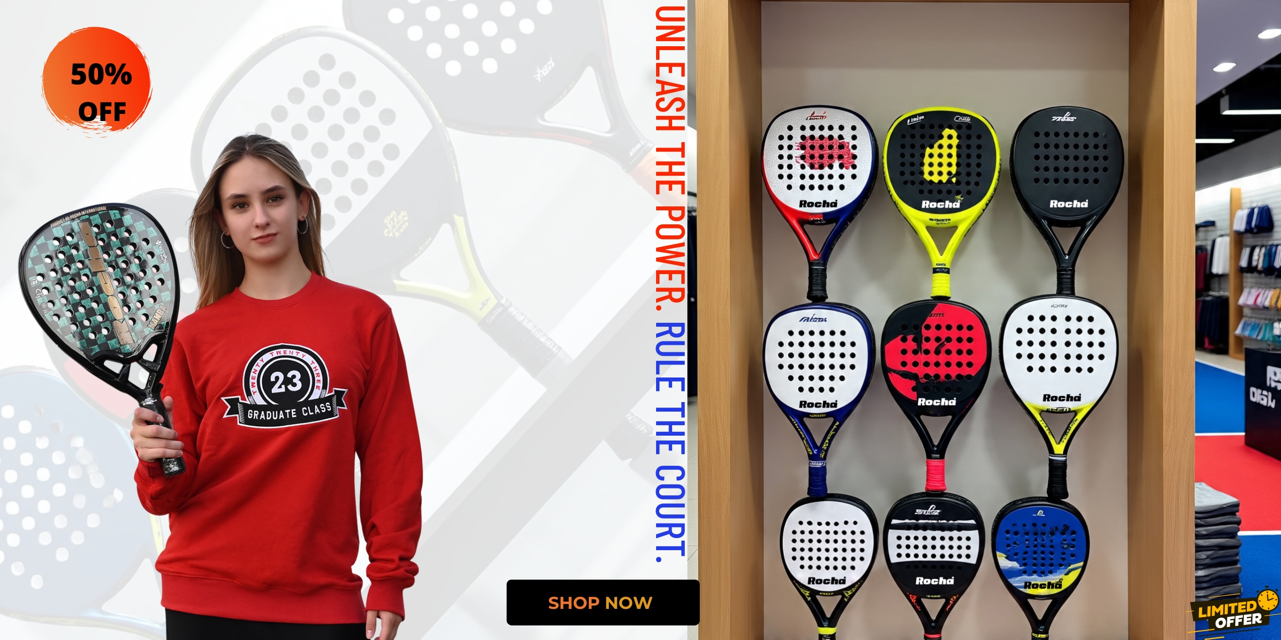 ROCHA PADEL BANNER