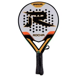 Junior Padel Racket front Rocha Gravel Control Lightweight Padel Racket 3K Carbon Padel